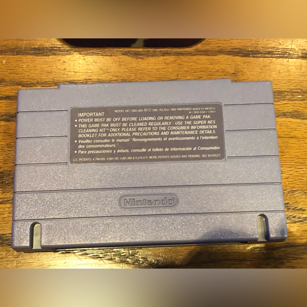 Super Nintendo Power Rangers Battle Racers Game Cartridge Only - Picture 2 of 3
